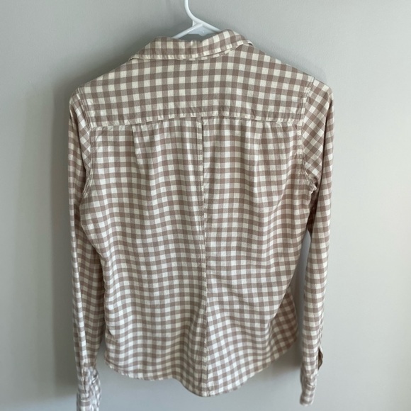 Frank & Eileen Button Down "the Barry" - Camel Check/Plaid - Extra Small XS - Picture 13 of 16